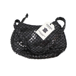 Artisan Leather Hand Bag - Black